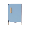 Гигиеническая кабинка из коллекции «НЕГА» (цвет голубой) - «globural.ru» - Воркута