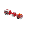Магнитный конструктор Транспорт "Смешай и собери". Серия Пожарная и спасательная техника. Стартовый набор - «globural.ru» - Воркута