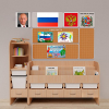 Уголок патриотического воспитания для дошкольников "Россия" Стандартный - «globural.ru» - Воркута