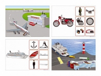 Комплект сенсомоторных дидактических материалов "Авто-1.02" - «globural.ru» - Воркута