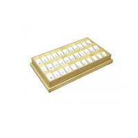 Английский алфавит на пластиковых табличках. Синий. Печатные буквы. 20/20 штук - «globural.ru» - Воркута