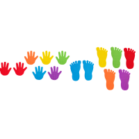 Набор следов "Отпечатки рук и ног" - «globural.ru» - Воркута