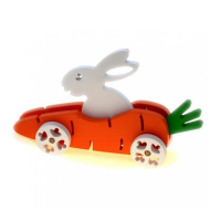 Каталка "Заяц Морковка"   - «globural.ru» - Воркута