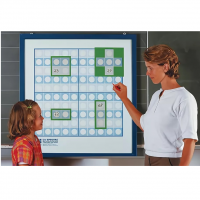 Магнитный плакат "Сотенный квадрат". (Серия "От 1 до 100") с методическими рекомендациями - «globural.ru» - Воркута