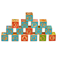 Кубики "Русский алфавит с тиснением" - «globural.ru» - Воркута