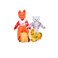 Набор шагающих кукол к сказке "Кот, Петух и Лиса" - «globural.ru» - Воркута