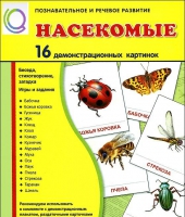 Демонстрационные карточки "Насекомые" - «globural.ru» - Воркута