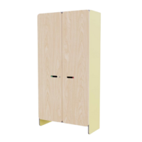 Шкаф под инвентарь из коллекции «НЕГА» (цвет желтый) - «globural.ru» - Воркута