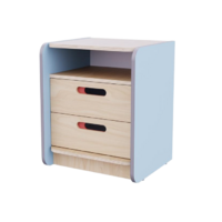 Тумба к письменному столу воспитателя из коллекции «НЕГА» (цвет голубой) - «globural.ru» - Воркута