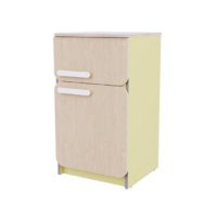 Холодильник из коллекции «НЕГА» (желтый) - «globural.ru» - Воркута