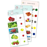 Комплект карточек (10) "Обучающий калейдоскоп для ДО. Познание. Части и целое" - «globural.ru» - Воркута