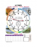 Le temps. Учебно наглядные пособия по французскому языку - «globural.ru» - Воркута