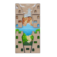 Скалодром для детей «Замок Ласточкино Гнездо в Крыму» из серии «Моя Россия» - «globural.ru» - Воркута