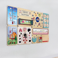 Дидактическая настенная панель «Азбука здоровья» - «globural.ru» - Воркута