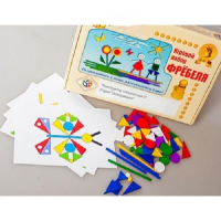 Игровой набор Фребеля "Конструктор плоскостной-3" (Серия "Эксперимент") - «globural.ru» - Воркута