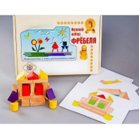 Игровой набор Фребеля "Конструктор деревянный без соединений-4" (Серия "Эксперимент") - «globural.ru» - Воркута