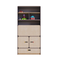 Стеллаж-трансформер с рабочим местом специалиста из коллекции «НЕГА» (голубой) - «globural.ru» - Воркута