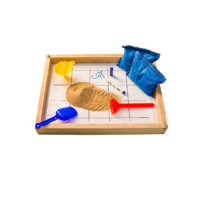 Игровой набор для экспериментов с песком "Песочница малая" (настольная, бук) - «globural.ru» - Воркута