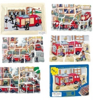 Развивающий пазл "Пожарная бригада" - «globural.ru» - Воркута