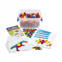 Мозаика "Геометрические фигуры". Набор для класса - «globural.ru» - Воркута