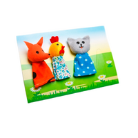 Набор пальчиковых кукол к сказке "Кот, Петух и Лиса" - «globural.ru» - Воркута