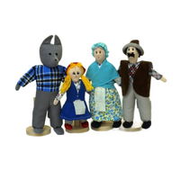 Набор шагающих кукол к сказке "Красная Шапочка" - «globural.ru» - Воркута