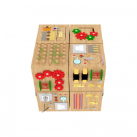 Набор кубиков-бизибордов «Мои друзья» - «globural.ru» - Воркута