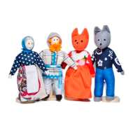 Набор шагающих кукол к сказке "Волк и лиса" - «globural.ru» - Воркута