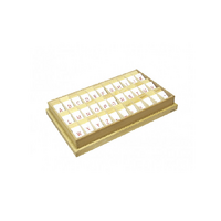 Английский алфавит на пластиковых табличках. Красный. Печатные буквы. 20/20 штук - «globural.ru» - Воркута