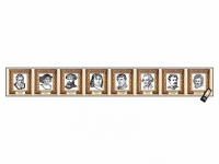 Интерактивный стенд-лента "Выдающиеся путешественники и ученые-географы" адаптивный, с сенсорным пультом управления и планшетом со шрифтом Брайля - «globural.ru» - Воркута