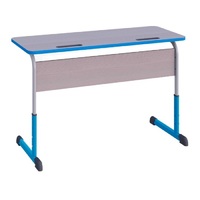 Парта двухместная Smarty Key с полиуретановой кромкой регулируемая по высоте - «globural.ru» - Воркута