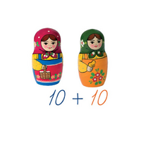 Счетный материал на магнитах "Матрешки". - «globural.ru» - Воркута