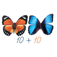 Счетный материал на магнитах "Бабочки-1". - «globural.ru» - Воркута