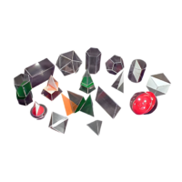 Набор прозрачных геометрических тел с сечениями (разборный) - «globural.ru» - Воркута