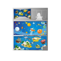 Стенд для сюжетно-ролевых игр 2-х сторонний (пиратские острова, космос) - «globural.ru» - Воркута