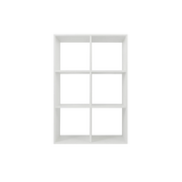 Стеллаж 6 секций цвет белый - «globural.ru» - Воркута