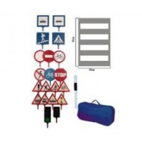 Набор знаков дорожного движения в чемодане (20 штук.) - «globural.ru» - Воркута