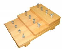 Настольный тренажер "Панель настольная с винтами". - «globural.ru» - Воркута