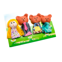 Набор пальчиковых кукол к сказке "Три медведя" - «globural.ru» - Воркута