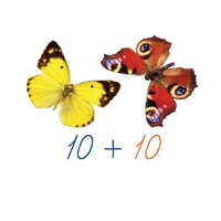 Счетный материал на магнитах "Бабочки-2". - «globural.ru» - Воркута