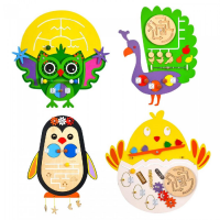 Тактильно-развивающий набор панелей «Птицы» - «globural.ru» - Воркута