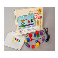 Игровой набор Фребеля "Бусы-шнуровка" (серия "Эксперимент") - «globural.ru» - Воркута