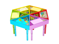 Творческая лаборатория. Стол для детей. Комплектация максимальная. - «globural.ru» - Воркута