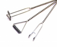 Комплект массажных логопедических зондов "Универсальный" на витых ручках с колечком (3 штуки) - «globural.ru» - Воркута