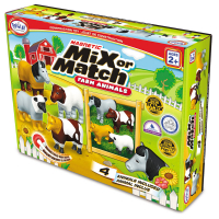 Магнитный конструктор "Смешай и собери". Животные фермы. Стартовый набор - «globural.ru» - Воркута