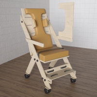 Стул для ребенка с ОВЗ «Новые горизонты» №4 со столешницей коричневый - «globural.ru» - Воркута