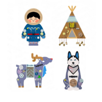 Набор бизибордов "Северная сказка" - «globural.ru» - Воркута