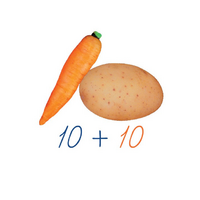 Счетный материал на магнитах "Овощи". - «globural.ru» - Воркута