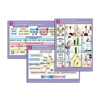 Комплект таблиц по органической химии "Реакции органических веществ" (6 таблиц, формат А1, лам.) - «globural.ru» - Воркута