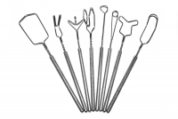 Комплект массажно-постановочных зондов МиГ на толстых ручках с накаткой Микляевой Ю. В (8 штук) - «globural.ru» - Воркута